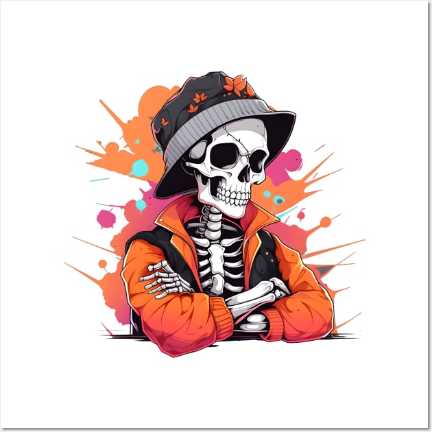 Halloween Skull Terror Wall Art by ragil_studio